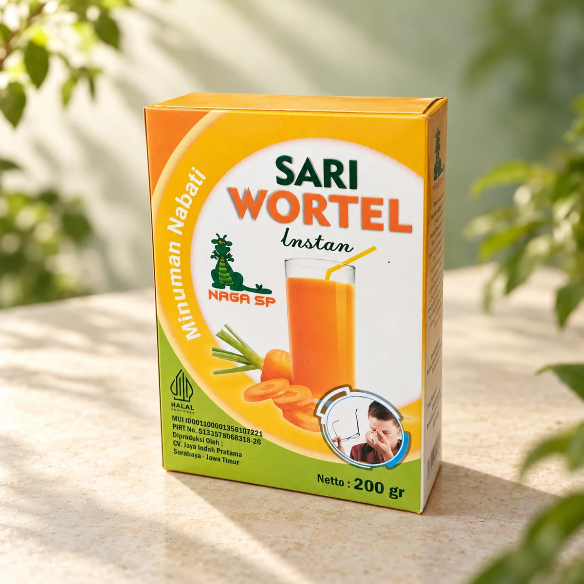 Sari wortel instan 200g