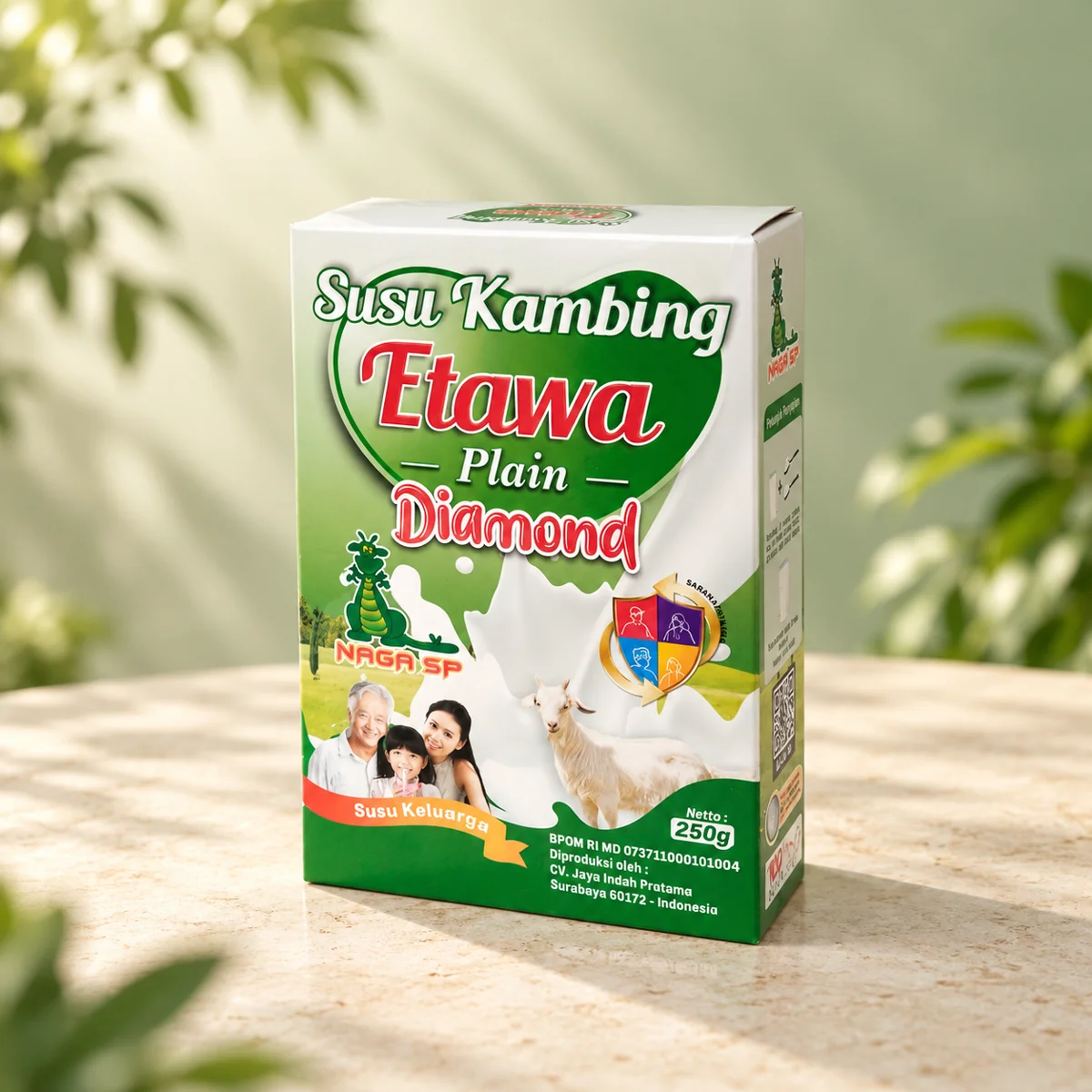 Susu Kambing rasa plain 250g