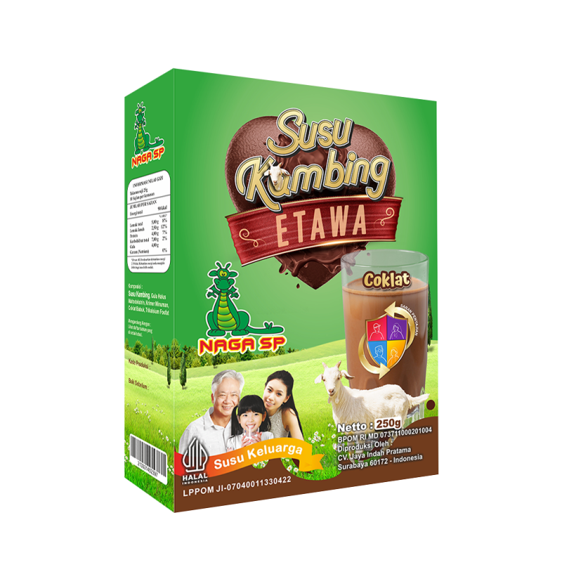 Susu Kambing Etawa NagaSP Coklat 250 gr - Gambar 3