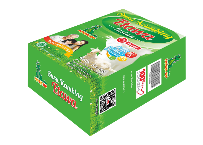 Susu Kambing Etawa NagaSP 6 Sachet Plain Diamond  25 gr - Gambar 3